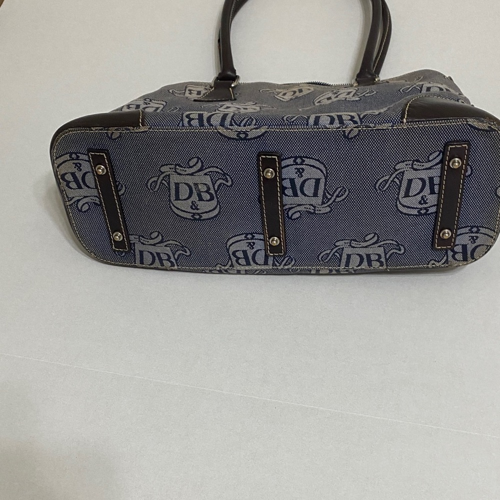 Dooney & Bourke Gray and Brown Shoulder Bag - Picture 3 of 11